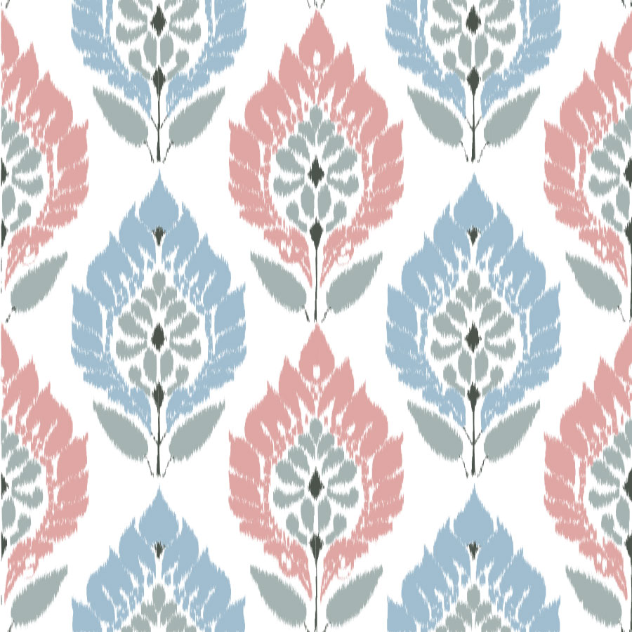 ikat-abstract-floral